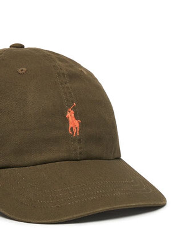Polo Ralph Lauren Czapka z daszkiem 211912843006 Khaki. Kolor: brązowy. Materiał: materiał, bawełna
