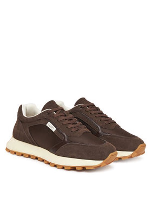 Liu Jo Sneakersy Running 02 7G5027 PX380 Brązowy. Kolor: brązowy. Materiał: zamsz, skóra. Sport: bieganie