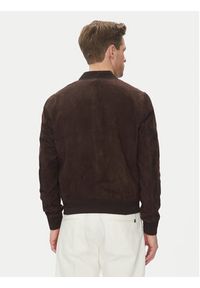 Serge Pariente Kurtka skórzana M888 Brązowy Regular Fit. Kolor: brązowy. Materiał: skóra #5