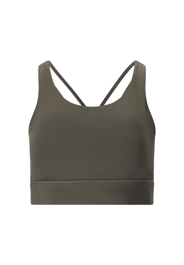 Biustonosz dla kobiet Athlecia Lavigne. Kolor: brązowy. Sport: fitness