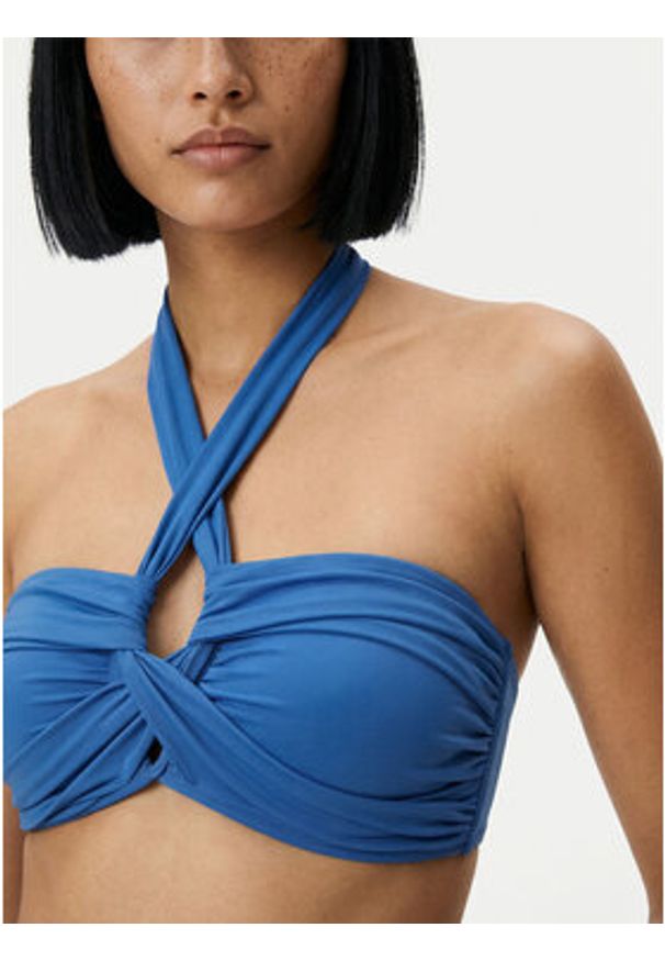 Seafolly Góra od bikini Collective 33816-942 Niebieski. Kolor: niebieski. Materiał: syntetyk