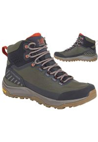 Buty turystyczne męskie Karrimor Peregrine. Wysokość cholewki: za kostkę. Zapięcie: sznurówki. Kolor: szary. Materiał: materiał, syntetyk. Szerokość cholewki: normalna