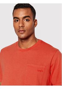 Levi's® T-Shirt Easy Pocket A3697-0000 Czerwony Relaxed Fit. Kolor: czerwony. Materiał: bawełna #5