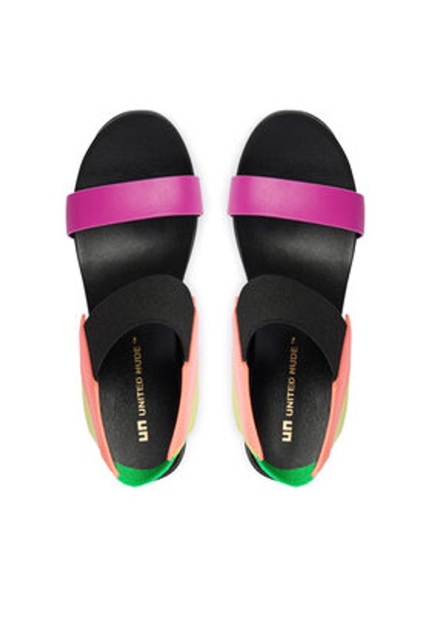 United Nude Sandały Eamz 3D 1098996816 Kolorowy. Materiał: skóra. Wzór: kolorowy