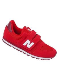 Buty do chodzenia dla dzieci New Balance 373. Zapięcie: rzepy. Kolor: czerwony. Materiał: guma, materiał, tkanina, syntetyk. Szerokość cholewki: normalna. Model: New Balance 373. Sport: turystyka piesza