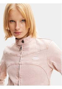 Desigual Kurtka jeansowa California 24SWED49 Różowy Regular Fit. Kolor: różowy. Materiał: bawełna #4