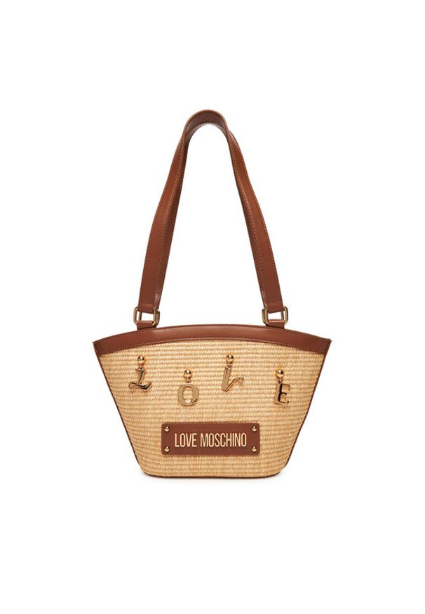 Love Moschino - LOVE MOSCHINO Torebka JC4284PP0MKN110A Brązowy. Kolor: brązowy