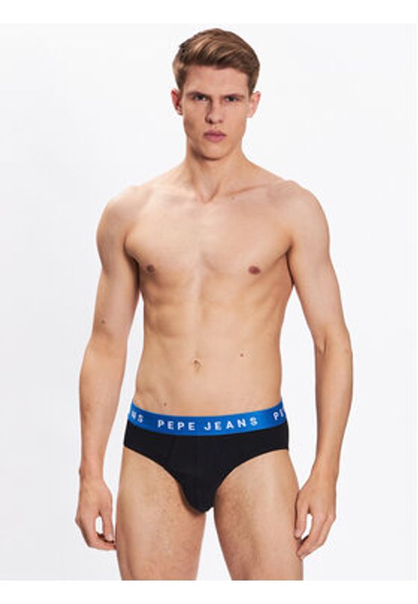 Pepe Jeans Slipy Logo Bf Lr 2P PMU10962 Biały. Kolor: biały. Materiał: bawełna
