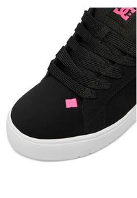 DC Sneakersy CEO-COURT GRAFFIK PLATFORM DC02422001 Czarny. Kolor: czarny. Materiał: zamsz, skóra. Obcas: na platformie #5