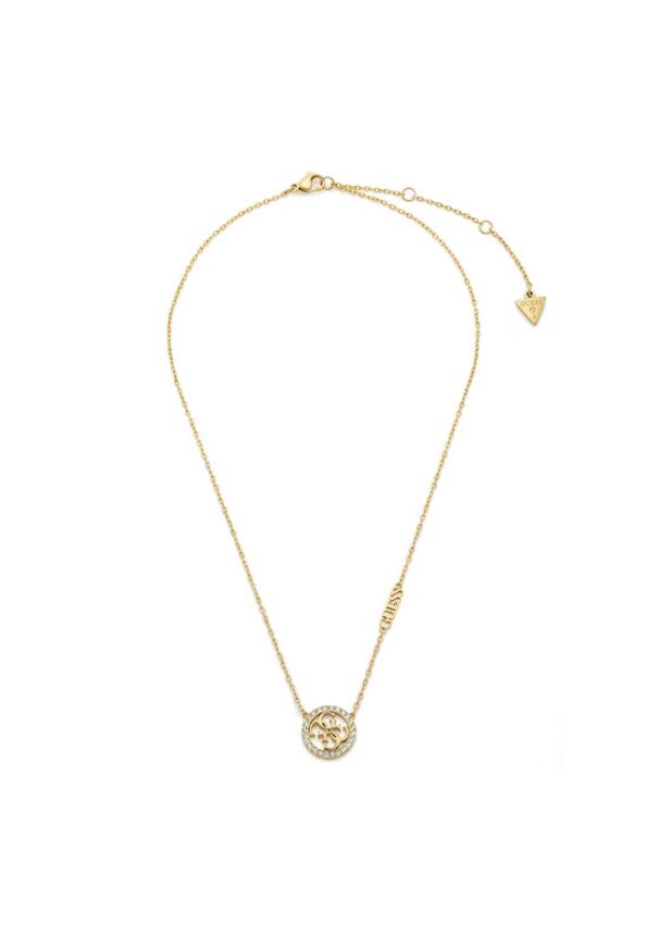 Guess Naszyjnik JUBN02 141JW Złoty. Materiał: metalowe. Kolor: złoty