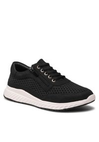 Sneakersy Go Soft WYL3004-2 Black. Kolor: czarny. Materiał: skóra
