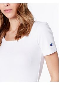 Champion T-Shirt 116263 Biały Regular Fit. Kolor: biały. Materiał: bawełna #4
