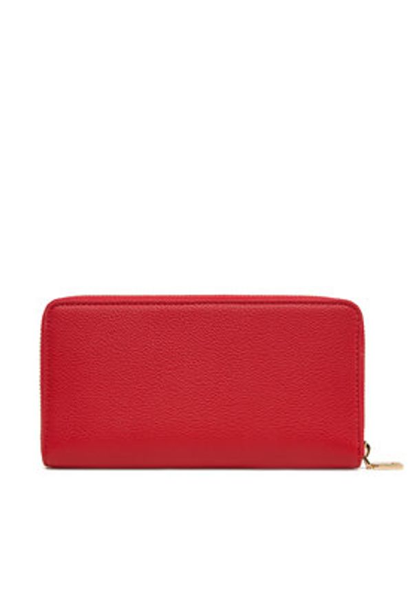 Love Moschino - LOVE MOSCHINO Duży Portfel Damski JC5700PP1NLD0500 Czerwony. Kolor: czerwony. Materiał: skóra