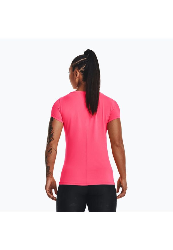 Koszulka fitness damska Under Armour Hg Armour SS. Kolor: różowy. Sport: fitness