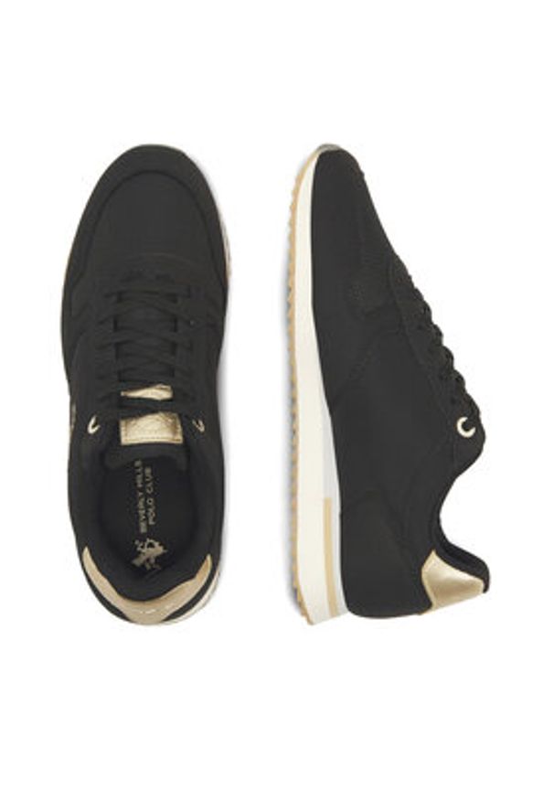 Beverly Hills Polo Club Sneakersy W-VSS24003 Czarny. Kolor: czarny. Materiał: mesh, materiał