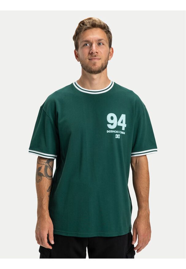 DC Shoes T-Shirt Skateball Jersey EDYKT03542 Zielony Regular Fit. Kolor: zielony. Materiał: bawełna, syntetyk