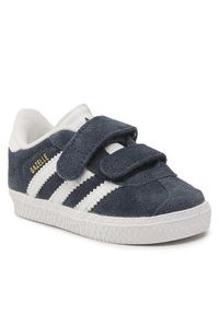 Adidas - adidas Sneakersy Gazelle Cf I CQ3138 Granatowy. Kolor: niebieski. Materiał: zamsz, skóra. Model: Adidas Gazelle