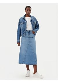 only - ONLY Spódnica jeansowa Sophia 15339020 Niebieski Regular Fit. Kolor: niebieski. Materiał: bawełna #4