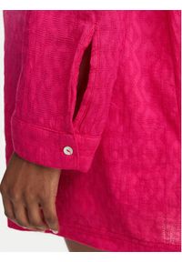 Roxy Koszula Ocean Gradient ERJX603490 Różowy ciemny Oversize. Kolor: różowy. Materiał: bawełna. Wzór: gradientowy #2