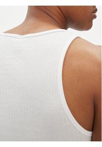 Jack & Jones - Jack&Jones Tank top Havana 12251771 Biały Regular Fit. Kolor: biały. Materiał: bawełna