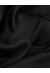 JENESEQUA - Czarna jedwabna sukienka Nancy. Kolor: czarny. Materiał: jedwab. Długość rękawa: na ramiączkach. Wzór: aplikacja. Typ sukienki: dopasowane. Styl: klasyczny. Długość: midi #2