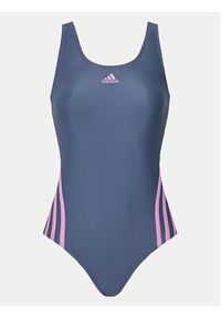 Adidas - adidas Strój kąpielowy 3-Stripes IY9720 Niebieski. Kolor: niebieski. Materiał: syntetyk #6