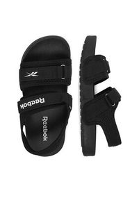 Reebok Sandały CP50-26023(IV) Czarny. Kolor: czarny. Materiał: materiał #3