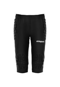 UHLSPORT - Długie spodenki dziecięce Uhlsport gardien. Kolor: wielokolorowy, biały, czarny. Materiał: materiał. Długość: długie. Styl: sportowy #1