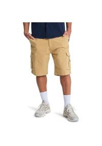 Quiksilver - Szorty cargo męskie CRUCIAL BATTLE CARGO. Kolor: beżowy. Materiał: bawełna, tkanina. Długość: krótkie. Sezon: lato #1
