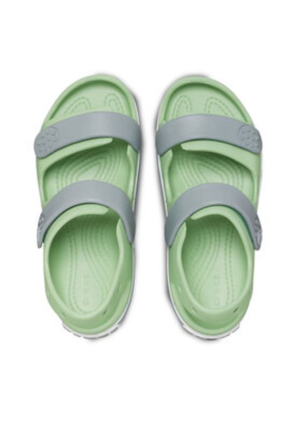 Crocs Sandały Crocband Cruiser Sandal Kids 209423 Zielony. Kolor: zielony