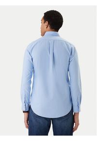 Polo Ralph Lauren Koszula 710805564509 Niebieski Regular Fit. Typ kołnierza: polo. Kolor: niebieski. Materiał: bawełna #7