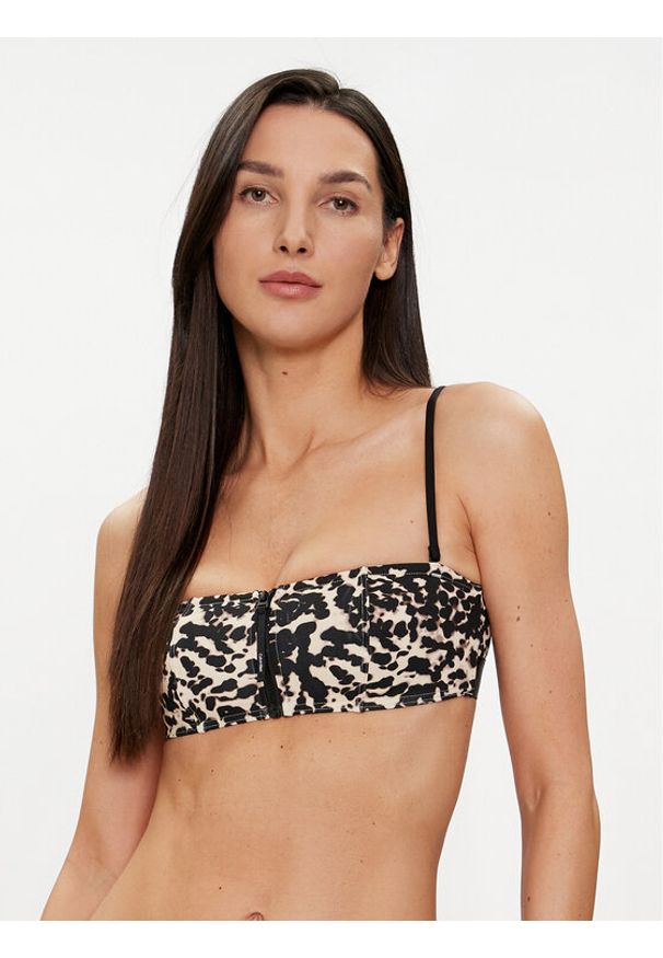 Calvin Klein Swimwear Góra od bikini KW0KW02494 Czarny. Kolor: czarny. Materiał: syntetyk