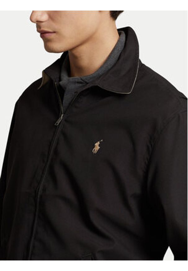 Polo Ralph Lauren Kurtka przejściowa 710548506003 Czarny Regular Fit. Typ kołnierza: polo. Kolor: czarny. Materiał: syntetyk