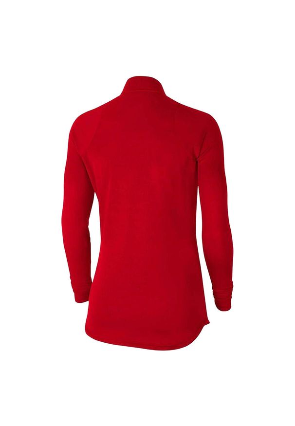 Nike - Bluza Damska Academy 21 DriFIT Quarter Zip Drill Top. Kolor: czerwony