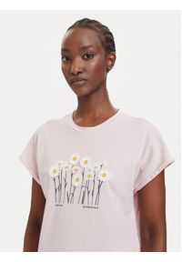 only - ONLY T-Shirt Jany 15372108 Różowy jasny Regular Fit. Kolor: różowy. Materiał: syntetyk #6