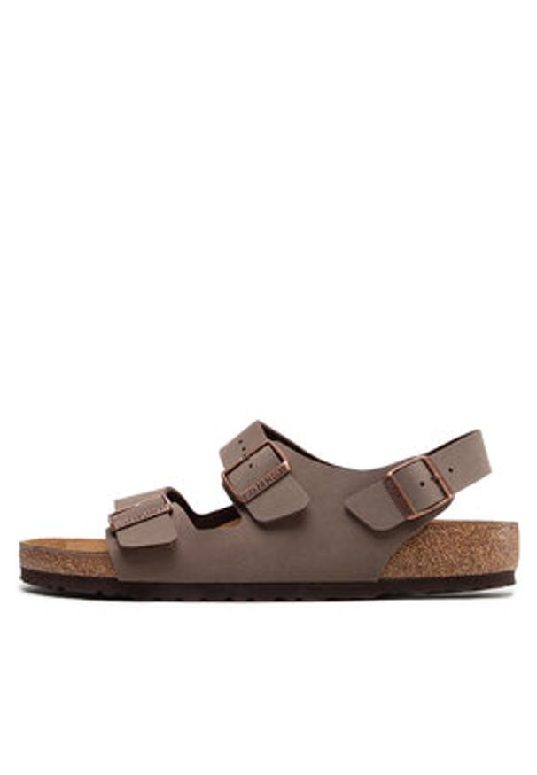 Birkenstock Sandały Milano Bs 0634501 Brązowy. Kolor: brązowy. Materiał: skóra