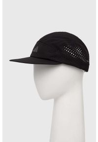 adidas Performance czapka z daszkiem kolor czarny gładka. Kolor: czarny. Materiał: tkanina, skóra, materiał. Wzór: gładki #1