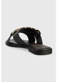 MEXX - Mexx klapki skórzane Laila damskie kolor czarny MXCY011301W. Kolor: czarny. Materiał: skóra #2