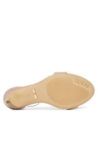 Guess Sandały FLTKAB LEA03 Beżowy. Kolor: beżowy. Materiał: skóra