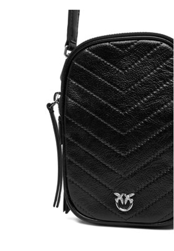 Pinko - PINKO Torebka Cargo Pouch AI 25-26 PCPL 105134 A2JC Czarny. Kolor: czarny. Materiał: skórzane
