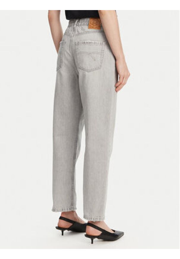 Marella Jeansy Tomboy 2513181044 Szary Straight Fit. Kolor: szary