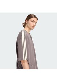 Adidas - adidas T-Shirt adicolor 3-Stripes KE1591 Szary Oversize. Kolor: szary. Materiał: bawełna #3