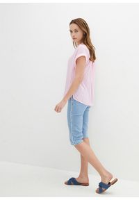 bonprix - Bermudy dżinsowe ze stretchem. Kolor: niebieski #2