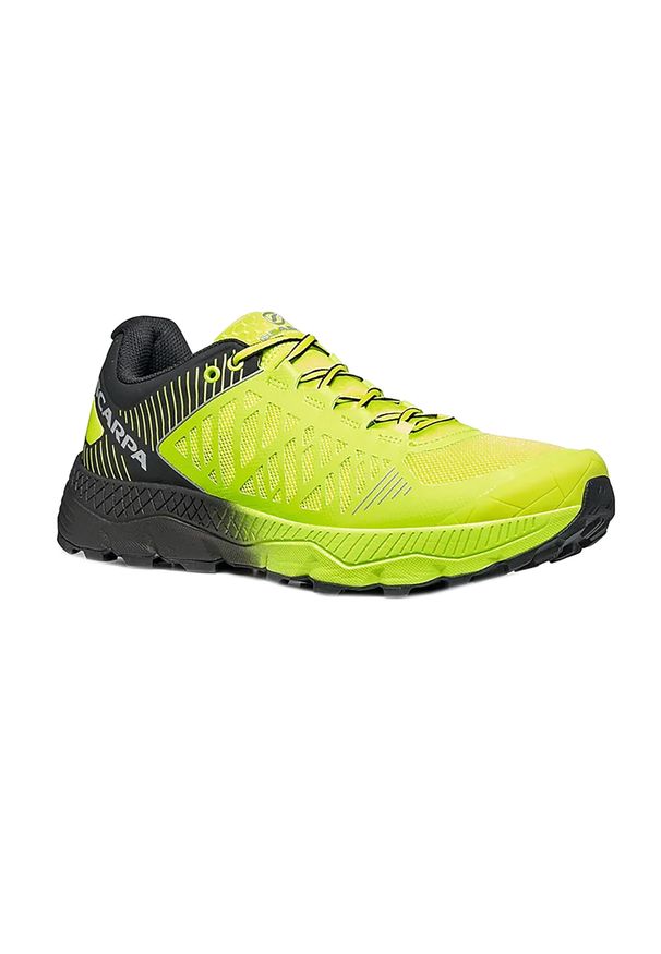 Scarpa - Buty do biegania męskie SCARPA Spin Ultra. Kolor: czarny, zielony, wielokolorowy