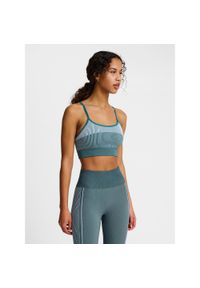 Biustonosz podtrzymujący dla kobiet Hummel Low. Kolor: wielokolorowy, niebieski, zielony #1