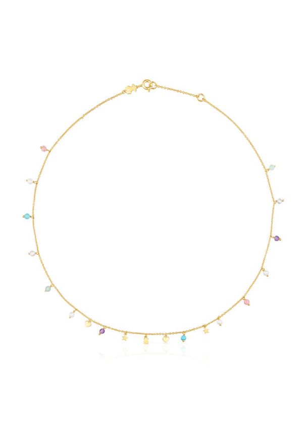 Tous - TOUS Naszyjnik Cool Joy 1003190200 Złoty. Materiał: srebrne. Kolor: złoty