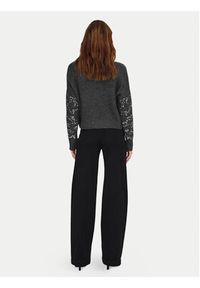 only - ONLY Sweter Alta 15353230 Szary Regular Fit. Kolor: szary. Materiał: syntetyk #7