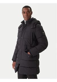 Karl Lagerfeld - KARL LAGERFELD Kurtka zimowa 505035 554586 Czarny Regular Fit. Typ kołnierza: dekolt w karo. Kolor: czarny. Materiał: syntetyk. Sezon: zima #6