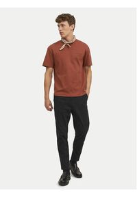 Jack & Jones - Jack&Jones Chinosy Harlow 12242188 Czarny Tapered Fit. Kolor: czarny. Materiał: bawełna