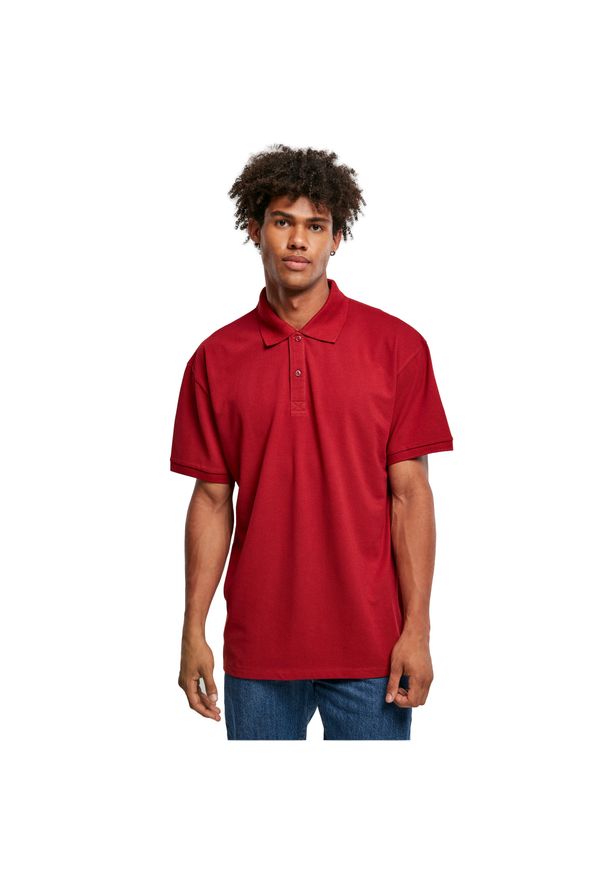Polo Urban Classics Oversized. Typ kołnierza: polo. Kolor: czerwony